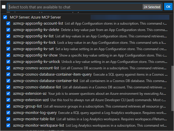 Tools list